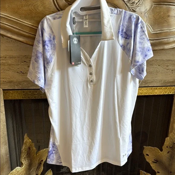 White and Purple Polo Shirt - Picture 13 of 16